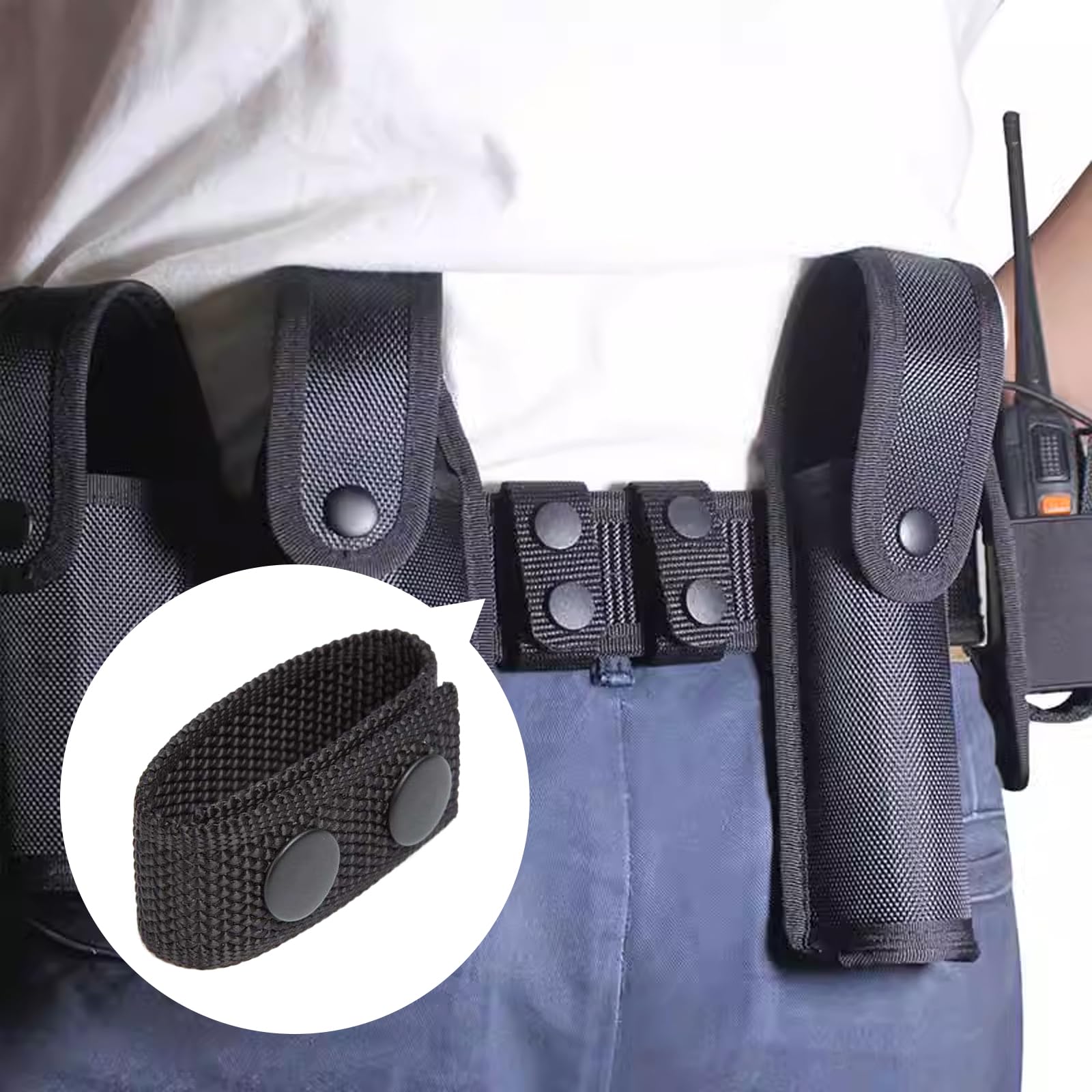 7PCS Hebilla de Cinturón Táctico Chaleco Llavero al Aire Libre,Clip de Hebilla de Chaleco para Montañismo, Senderismo, Escalada, Pesca, Caza