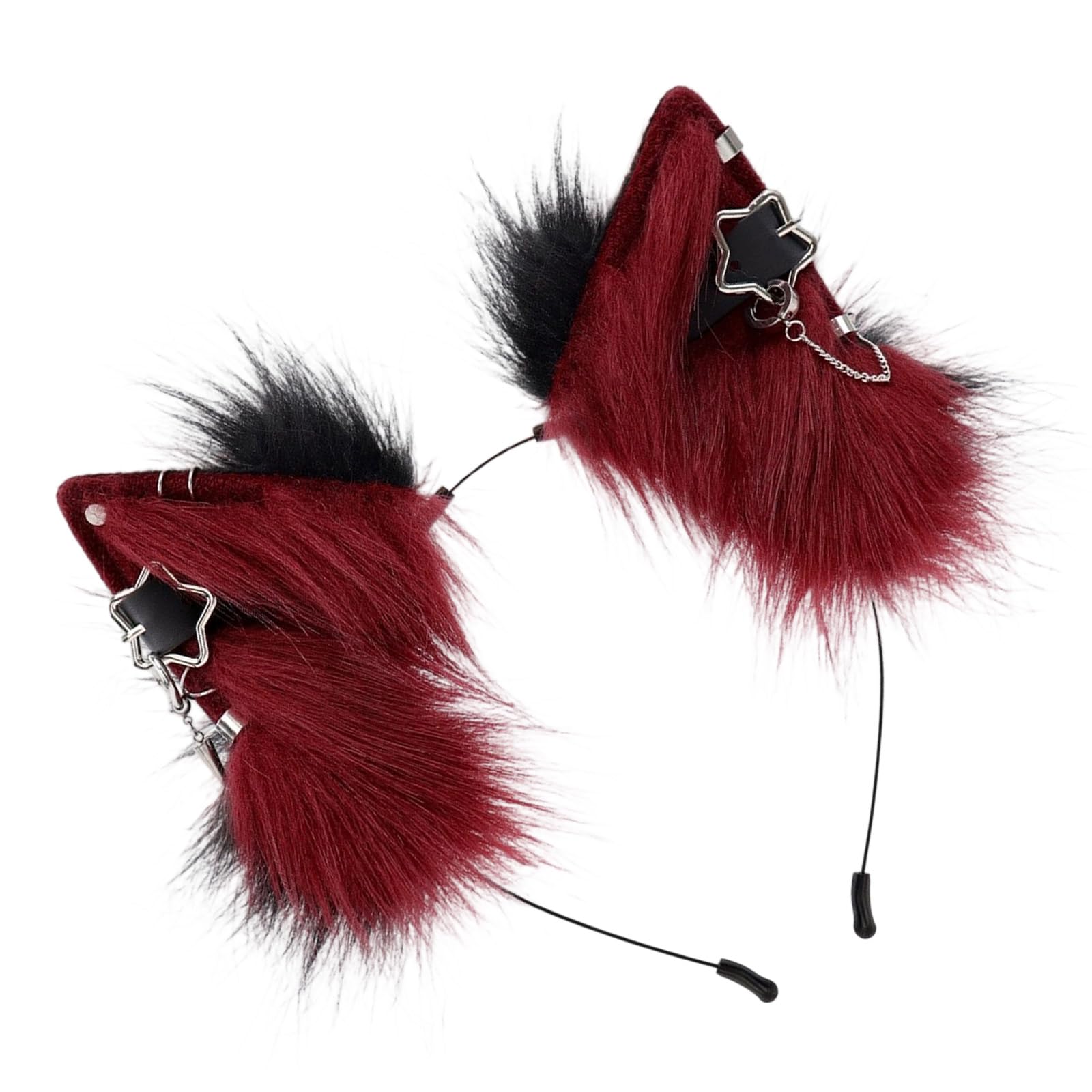 TSMORY Handmade Furry Ear Headbands Costume Accessory For Halloween Thanksgiving Party Cosplay