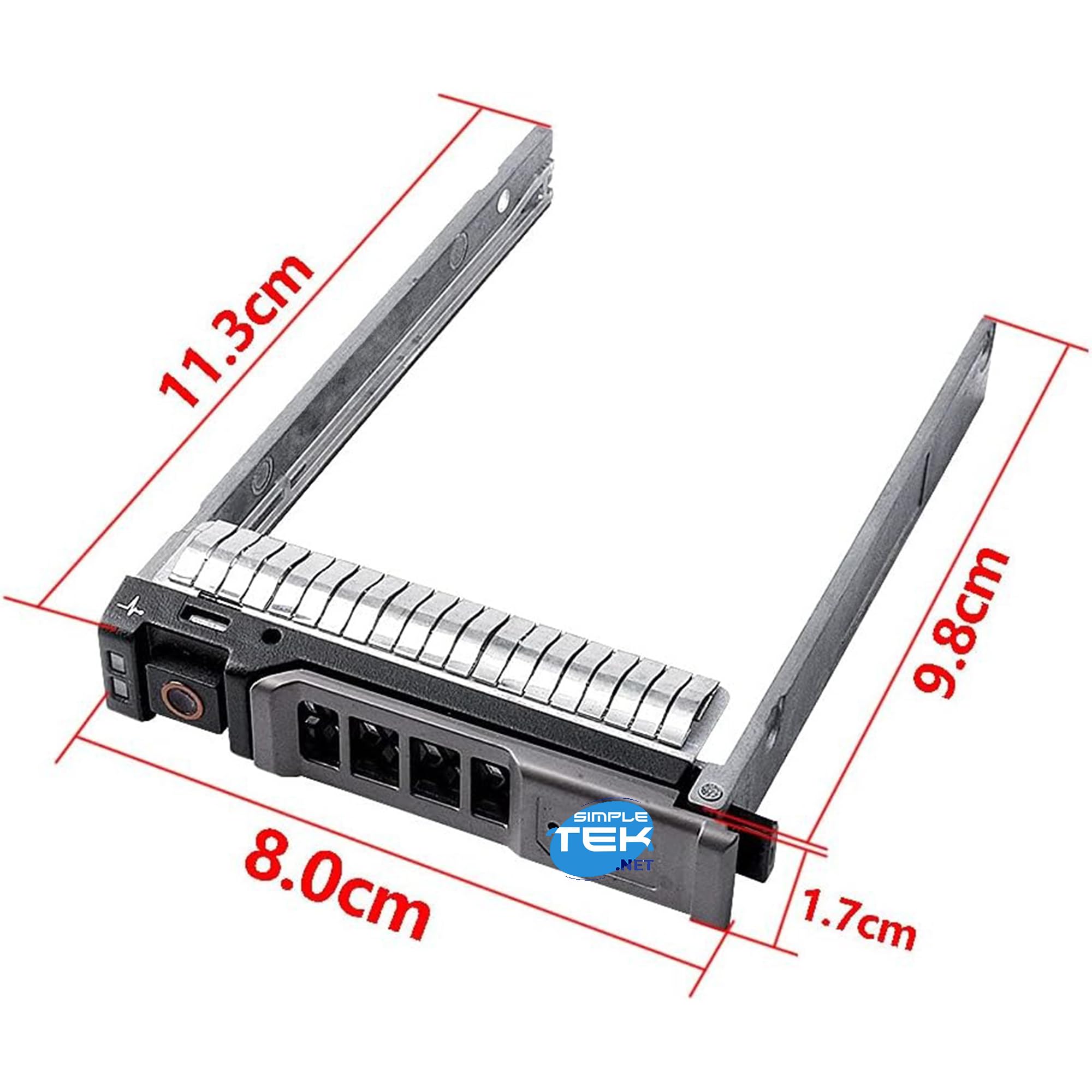 SIMPLETEK - Caddy SATA SAS 2,5" Poweredge M620 M630 M640 HDD SSD Festplattengehäuse (Generalüberholt)