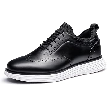 Bruno Marc Men's Suit Shoes MaxFlex Suit Craft Casual Lace-Up Business Sports Shoes Modern Classic Size SBOX2326M-E