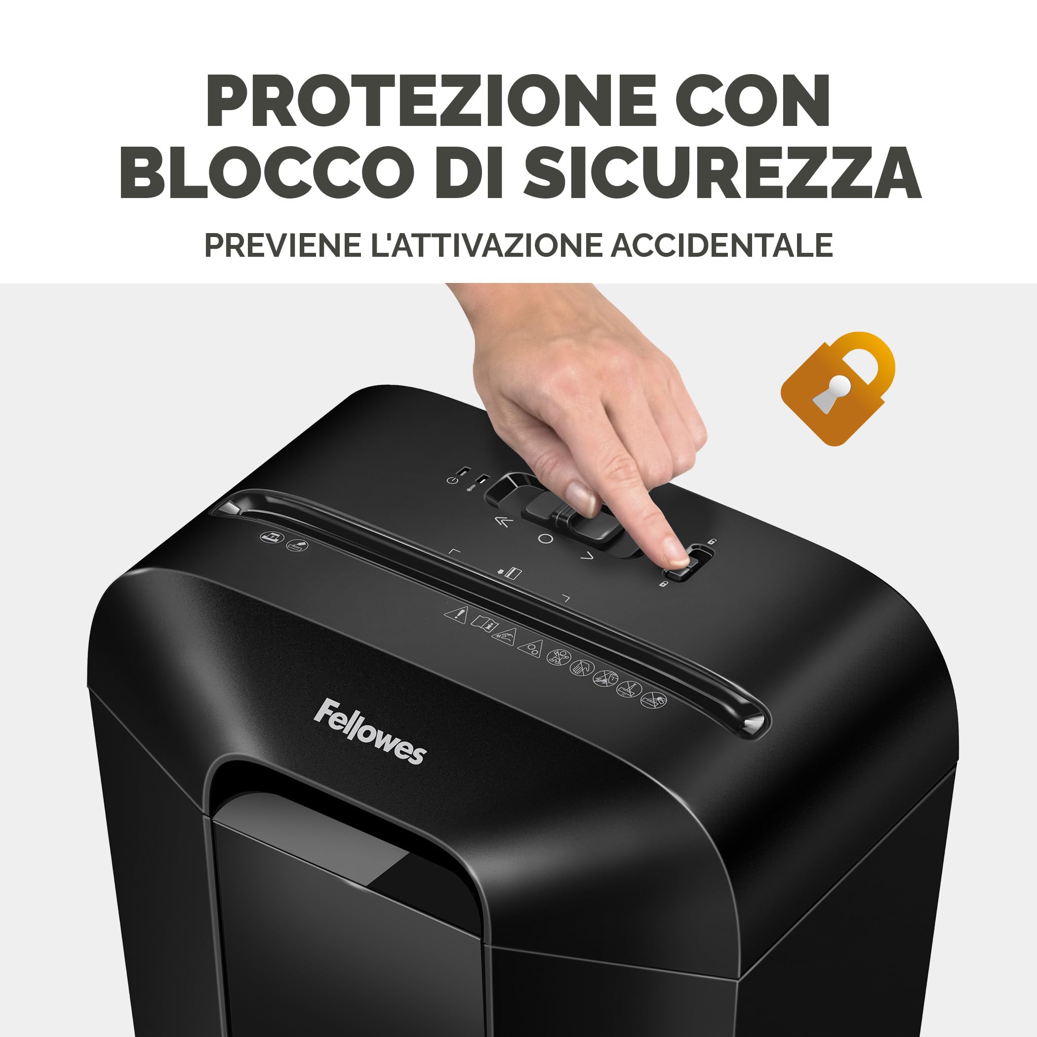 Fellowes distruggi documenti a frammento LX50, 9 fogli, trita documenti per casa e piccolo ufficio, uso personale, nero + Olio per Distruggi Documenti, 355 ml - Olio Lubrificante con Beccuccio