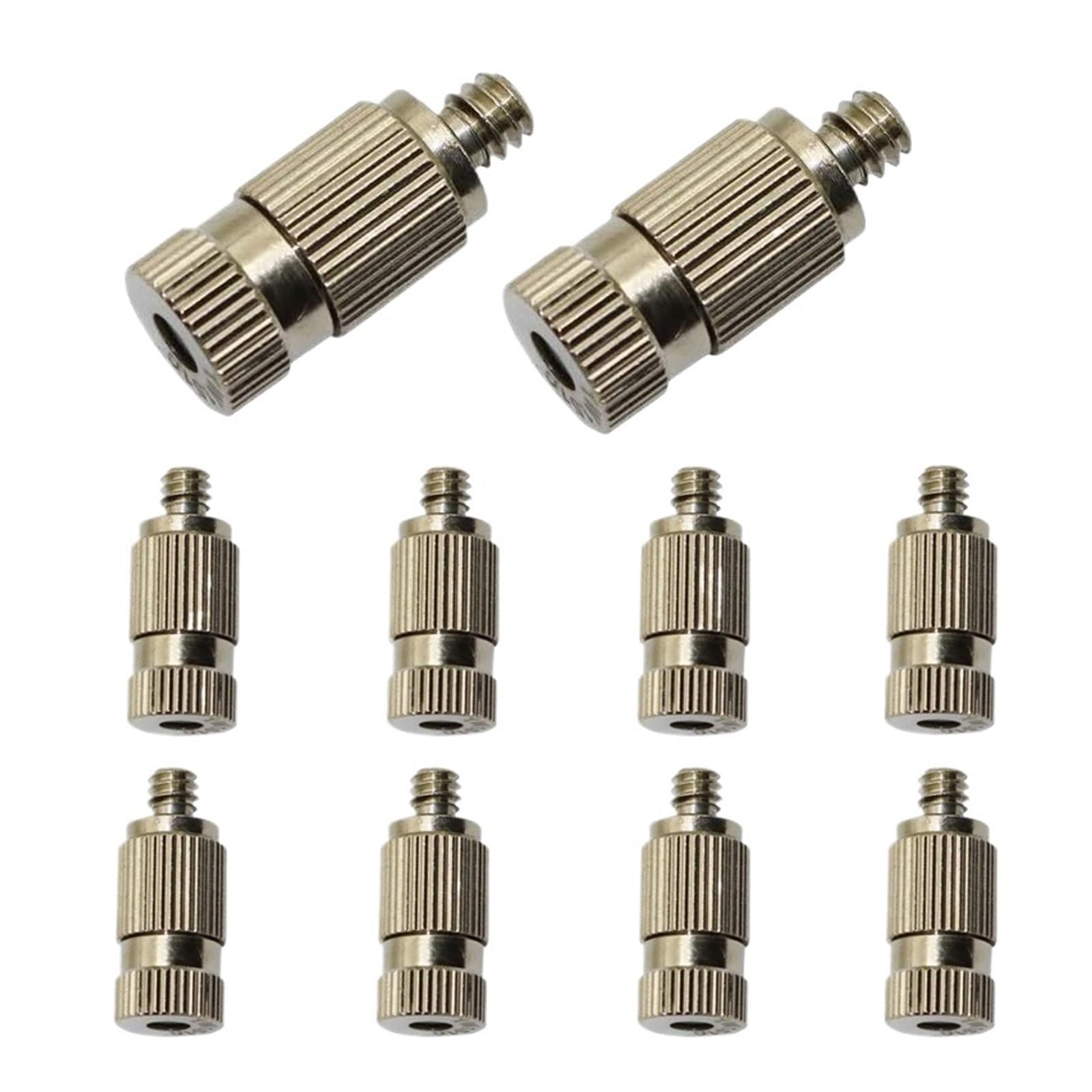 SOHNVWTGD High Pressure Anti Drip Fogging Sprayers Misting Nozzle Stainless Steel Cooling Humidify Sprinklers 10Pcs(0.2mm)