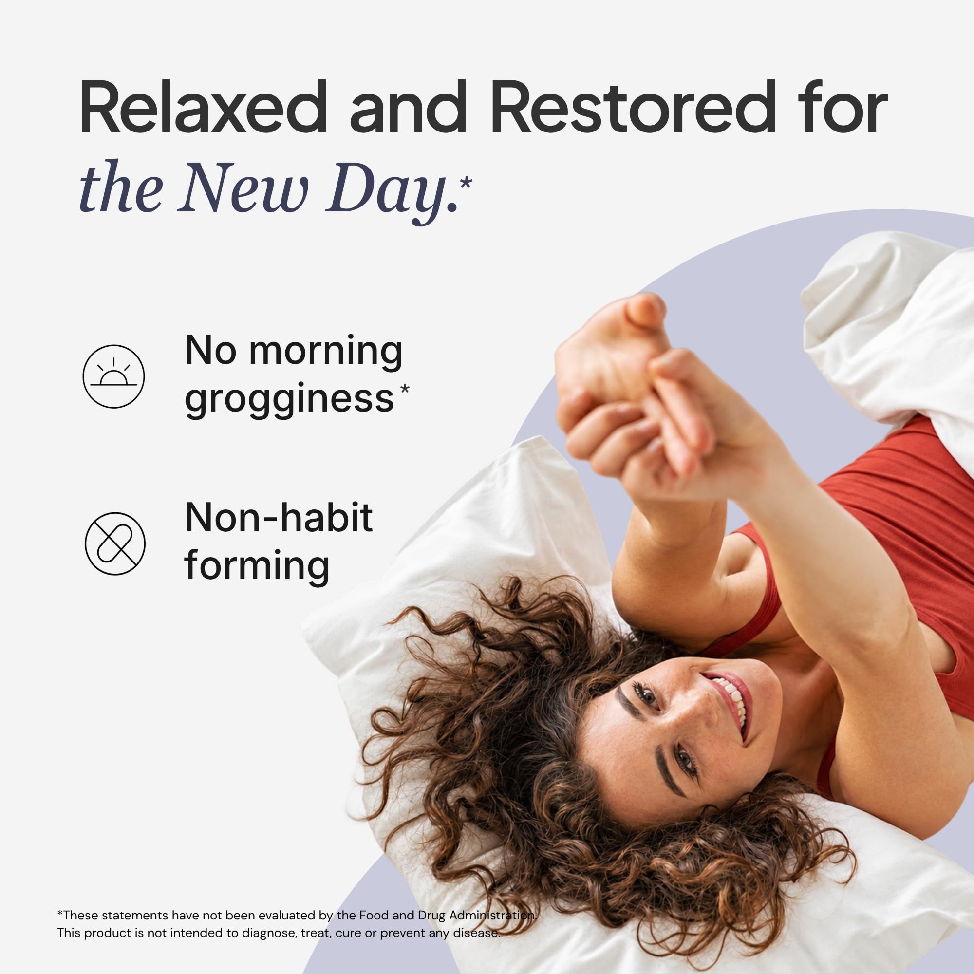 DOBEL Relax & Sleep - Melatonin Free Sleep Aid for Adults - Magnesium Glycinate, Ashwagandha, GABA & 5-HTP - Non-Habit Forming Support for Deep Sleep & Evening Calm - 60 Tablets — Amazon image 5