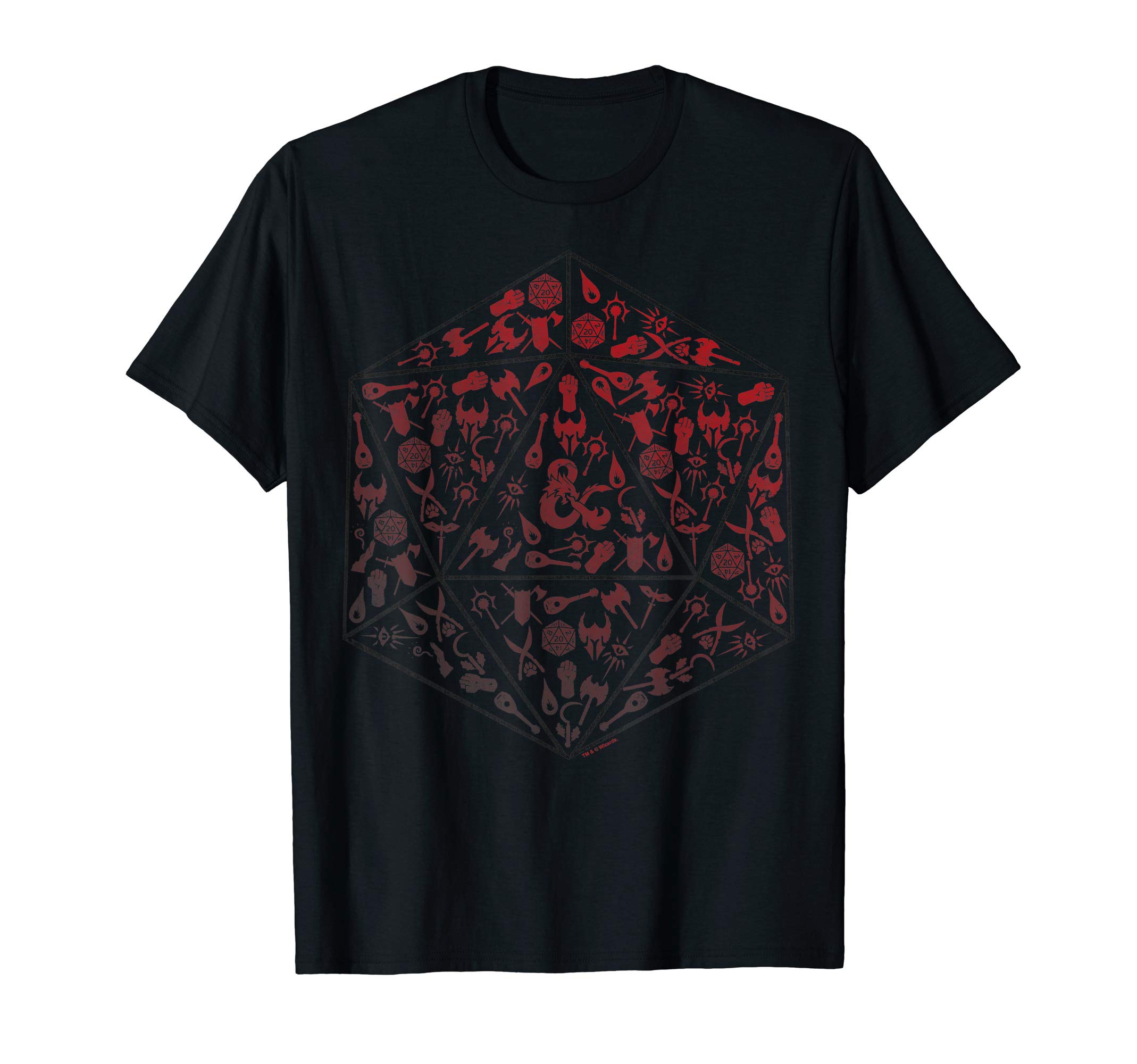 Dungeons & DragonsBlack Cotton Classic Fit Graphic T-Shirt - Adult Unisex, Size SOEKO-TEX STANDARD 100