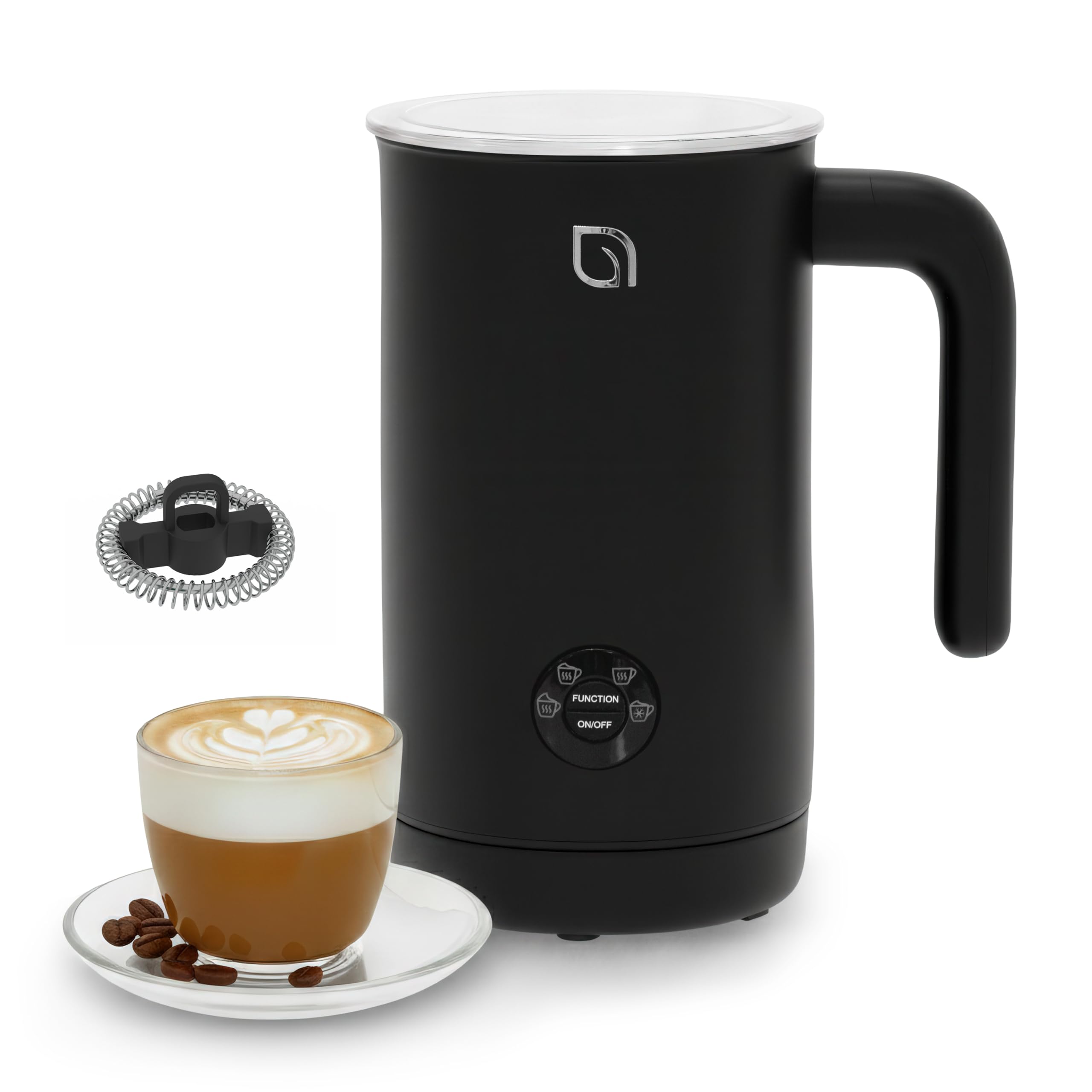 Photo 1 of WILLOW Eco Series Milk Frother, 4 in 1 Milk Steamer, One Button Operation Hot and Cold Foam Maker 8.12oz/240ml Milk Warmer for Coffee & Latte, Made from 99% Recycled Plastics, 100% Non-Toxic