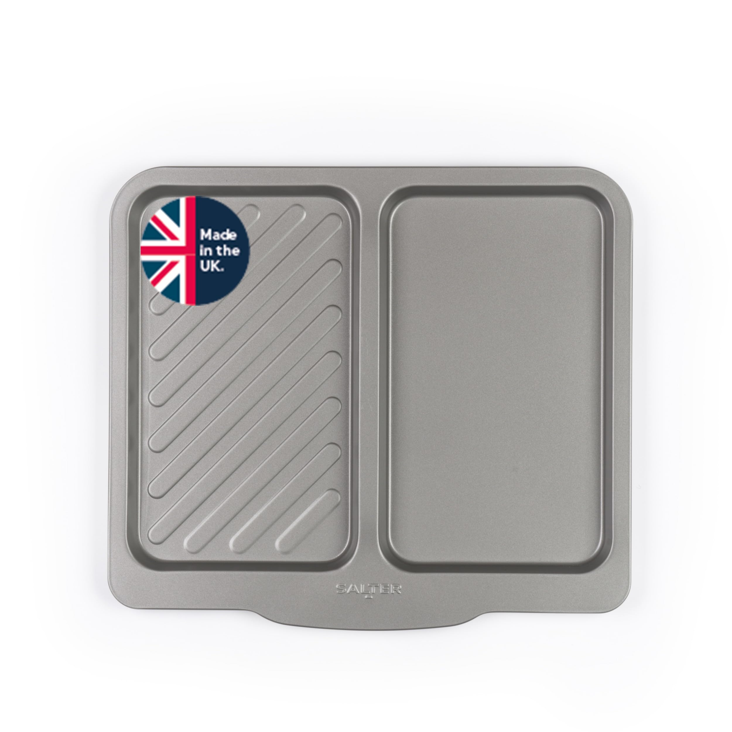 Salter Essentials Split Baking Tray, Rectangular Non-Stick Oven Tray
