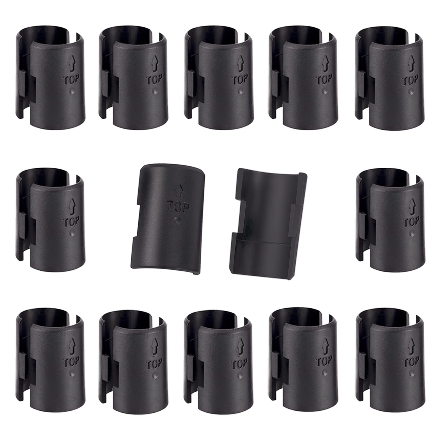 Wire Shelf Clips - Wire Shelving Shelf Lock Clips for 1" Post Shelvings-Shelving Sleeves Replacements for Wire Shelving System Plastic Accessories Parts,26Pack