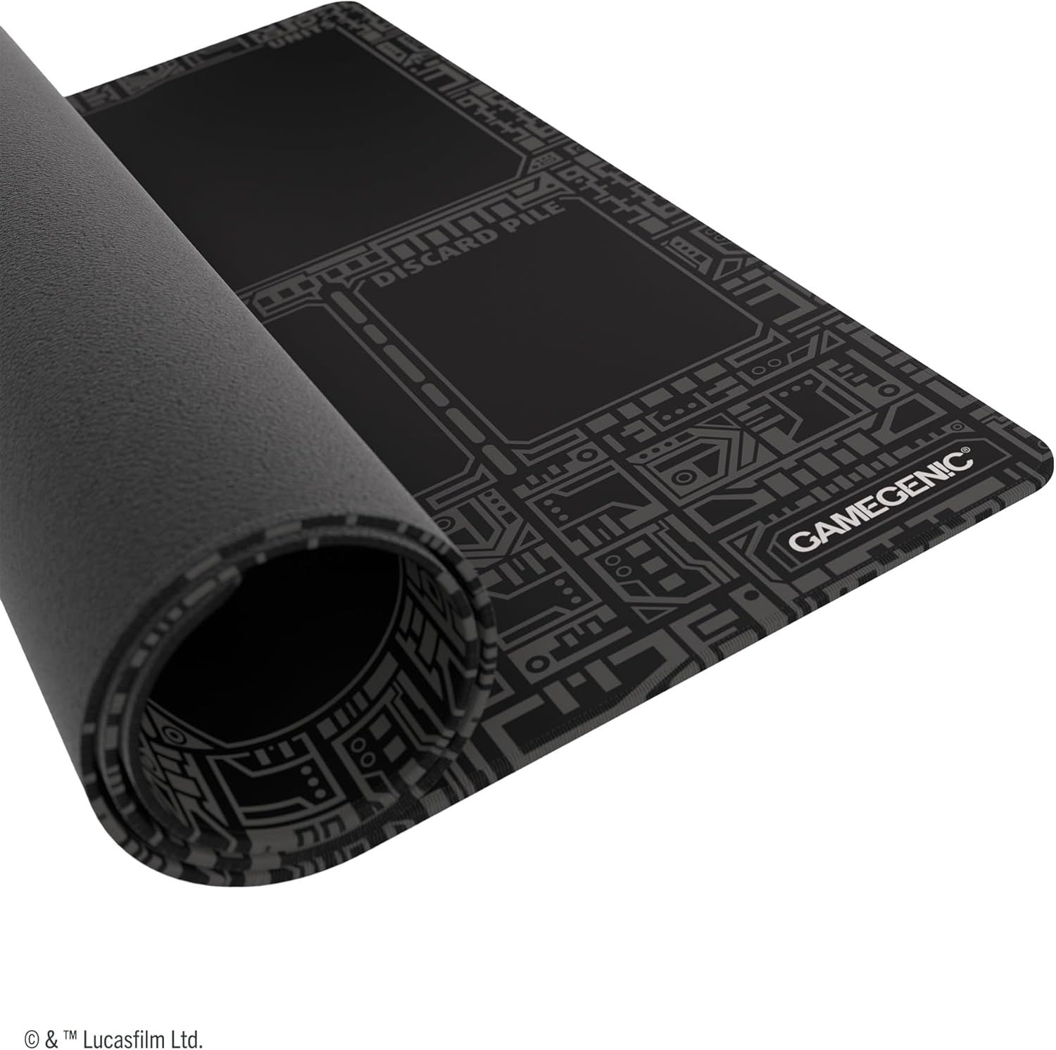 Star Wars Unlimited Unlimited Pattern Game MAT - Officially Licensed, Full-Color Printed, Playmat, Slip-Resistant 24" by 14" Rubber Mat, Compatible with TCGs & LCGs, Made by Gamegenic