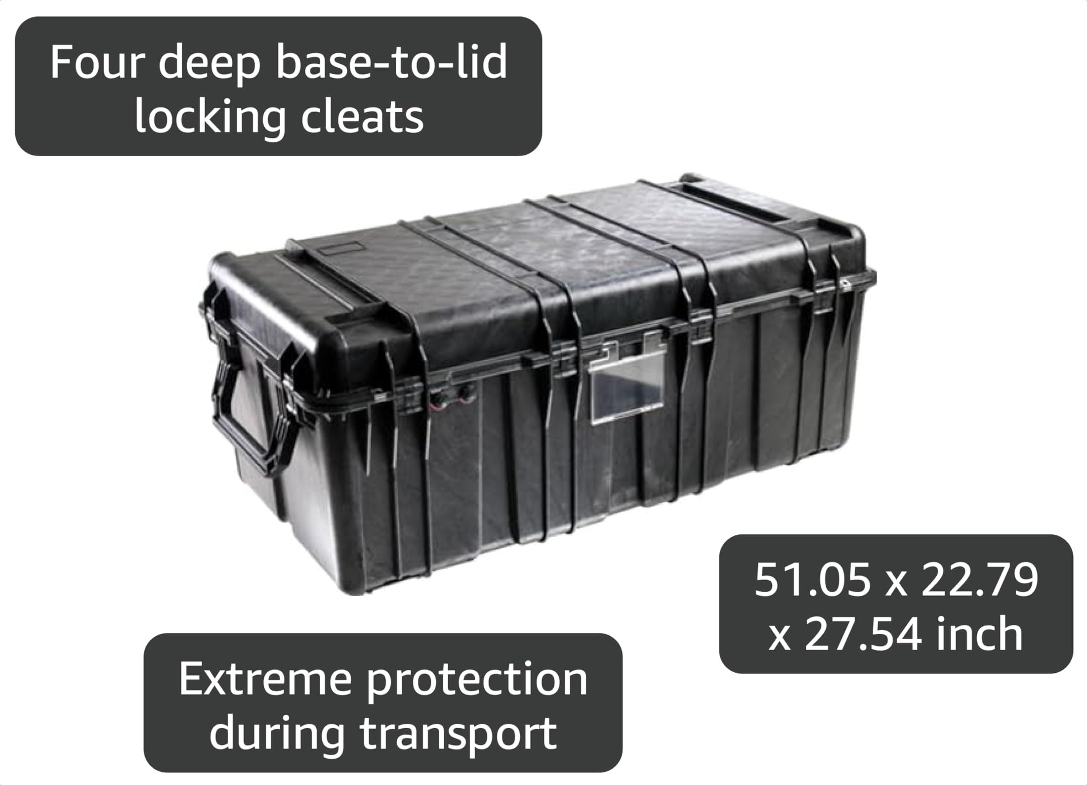 Amazon.com: Pelican 0550 Case with Foam (Black) : Sports & Outdoors