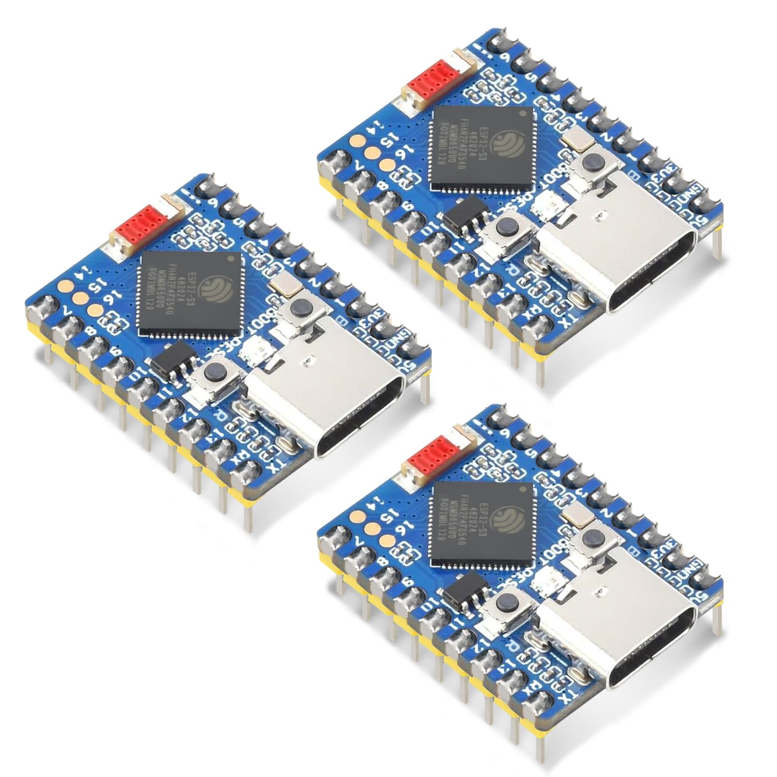 diymore pour ESP32-S3 Mini Module de Carte de développement WiFi Bluetooth Double cœur basé sur pour ESP32-S3