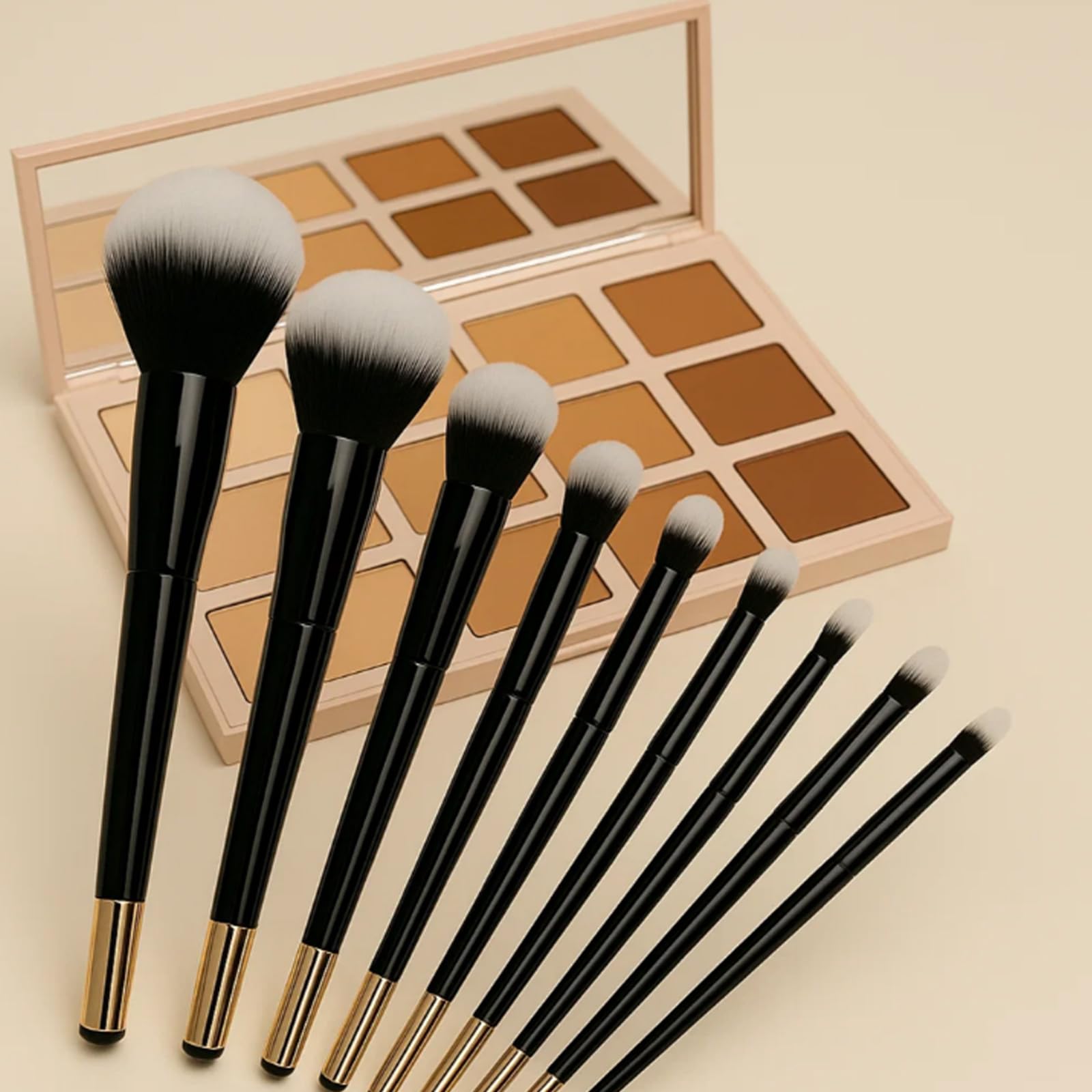 10-Piece Makeup Brush Set including Ombre Bristles - Image 4
