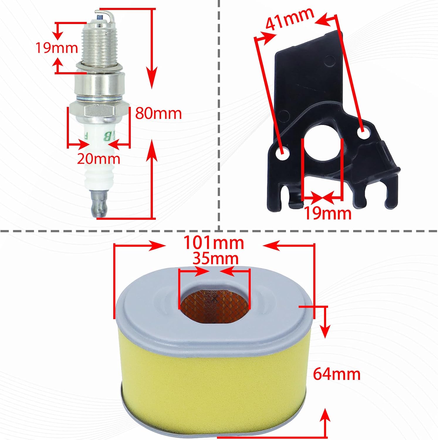 DXPW3425 Carburetor Kit Fits for DeWalt DXPW3425E DXPW3425 6.5HP 3400PSI 2.5GPM DXPW3625 3600PSI Pressure Washer Carb with Air Filter