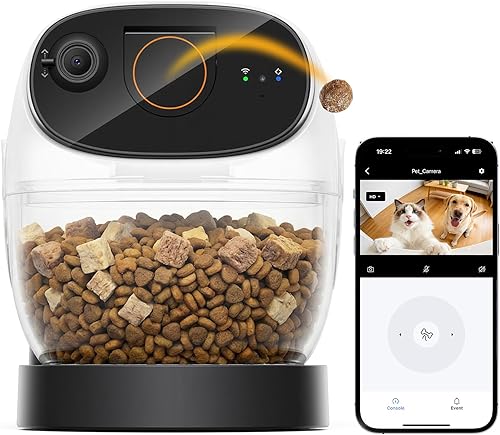 2026 3K Pet Camera Treat Dispenser, 32ft Remote — alternate color or size variant on Amazon