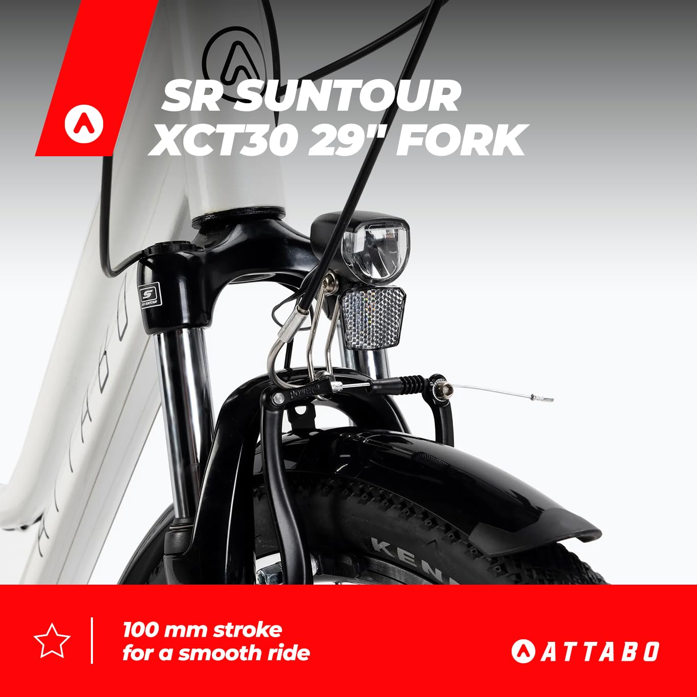 ATTABO Trekking Fahrrad Damen 17-19 Zoll Rahmen 28 Zoll Räder V-Brake Bremsen Ergonomischer Lenker