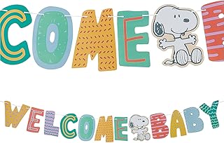 7 ft. Peanuts® Snoopy Welcome Baby Ready-to-Hang Garland Decoration