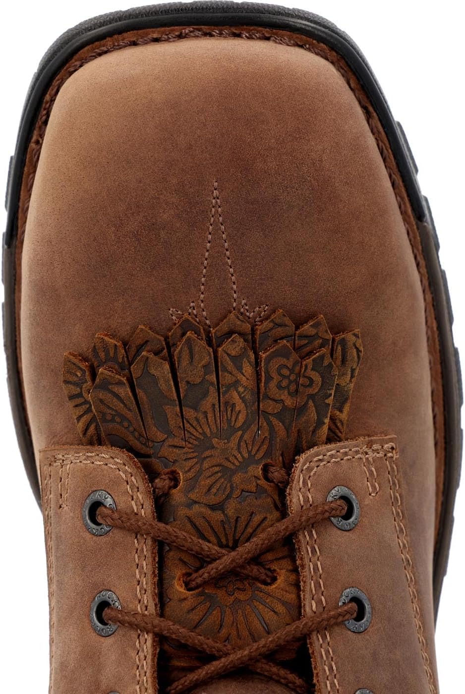 ROCKY Legacy 32 Women’s Composite Toe Western Boot, Coffee, Size 6.5(M)