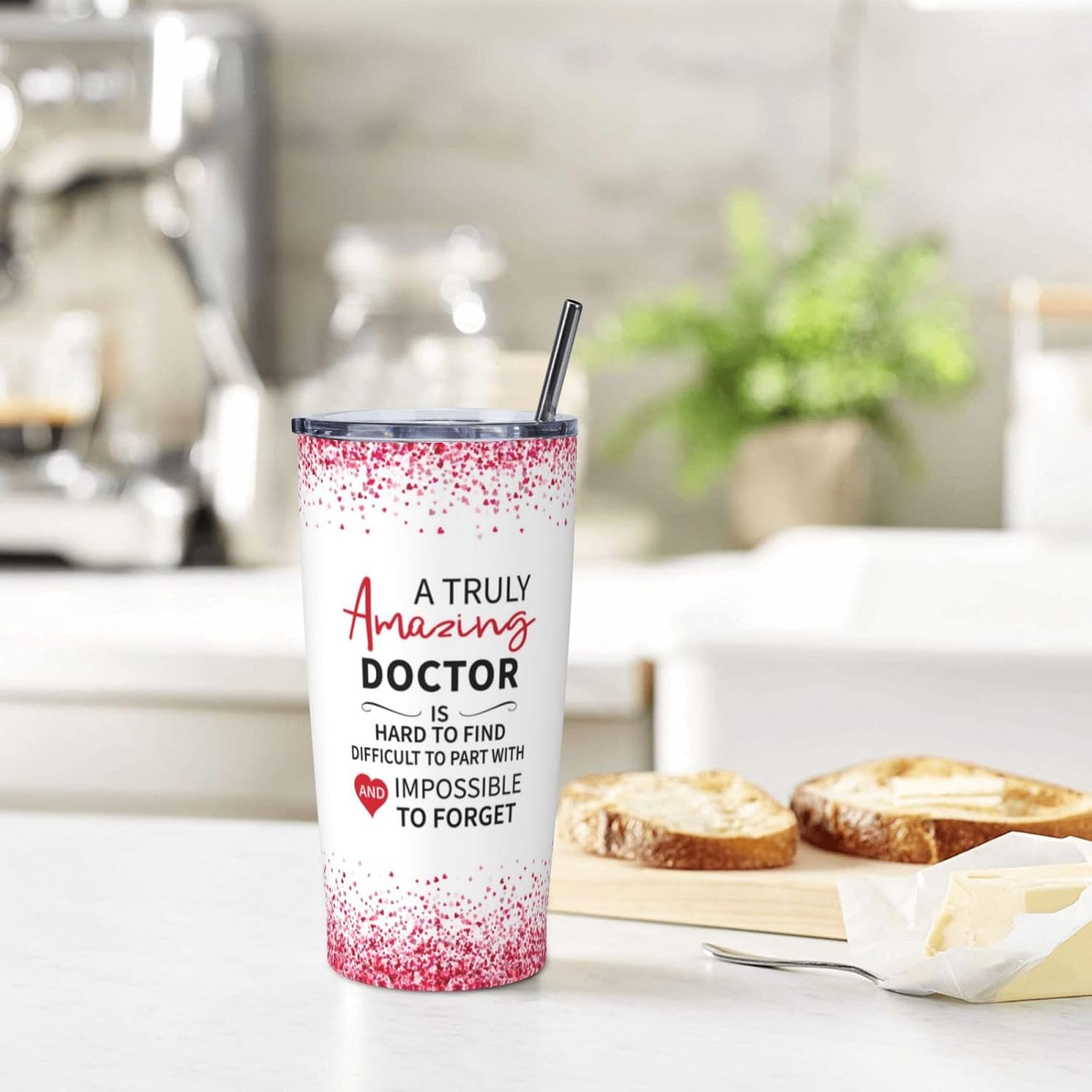 Doctor Gifts for Women, Thank You Gifts for Doctors Female, Doctor Appreciation Day Gift, Christmas Gift Ideas for Doctors 20 oz Stainless Steel Tumbler - Image 5