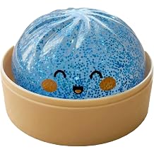 Dumpling Squishy, Colorful Dumplings Stress Fidget, Glitter Squishies Toy BLUE