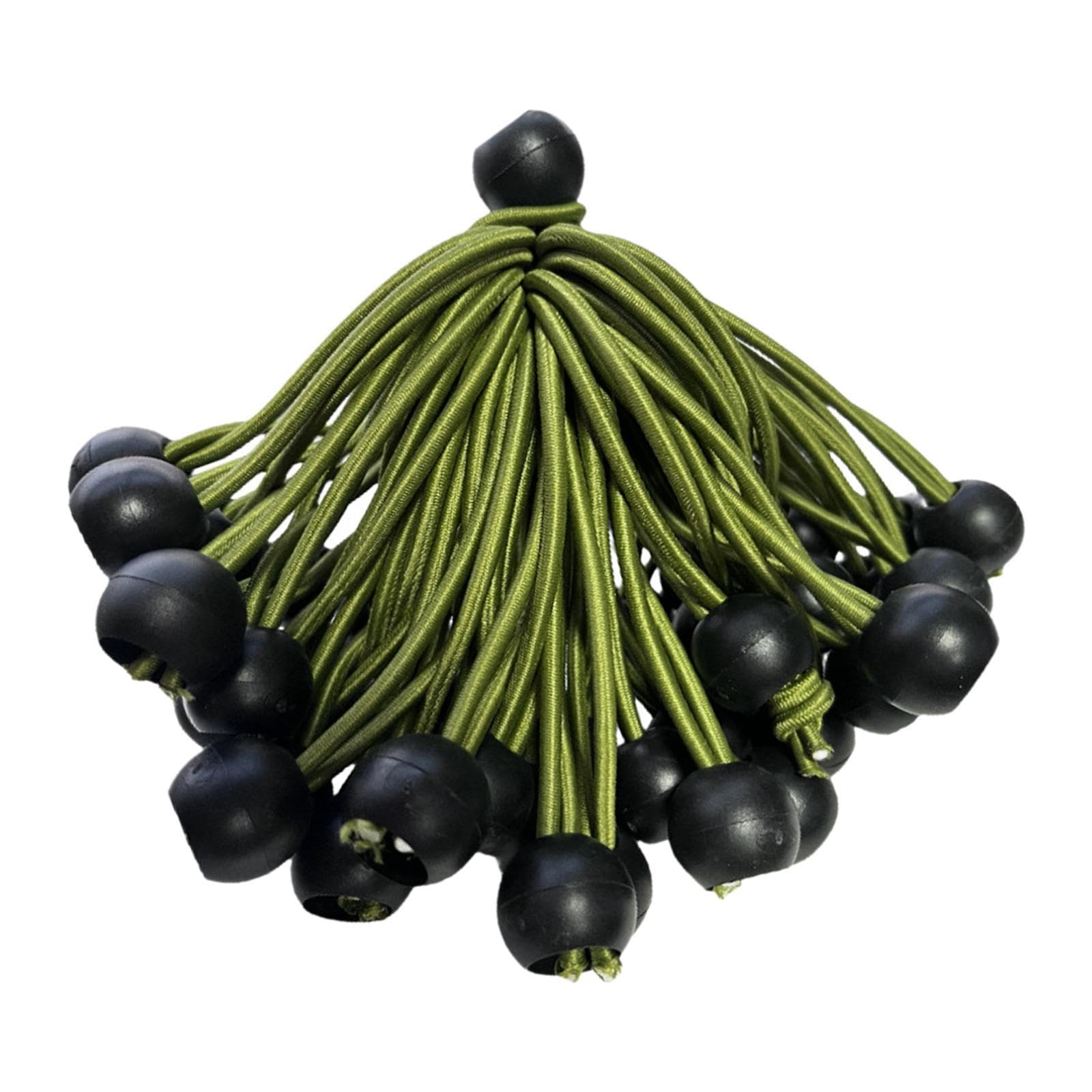 Enakshi® 20x Ball Bungee Cords Elastic Practical Bungee Balls for Canopy Shelter Tarp Green|Sporting Goods | Fitness Running & Yoga | Fitness Equipment & Gear | Trampolines-image-12