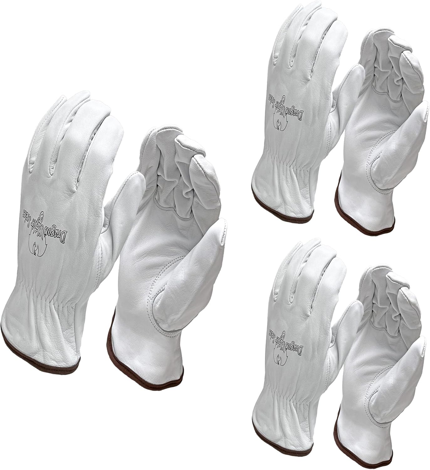 Strongarm Premium Goatskin Leather Welding & Work Gloves, for Welding, Construction, Industrial, Gardening, Mechanix, Driver