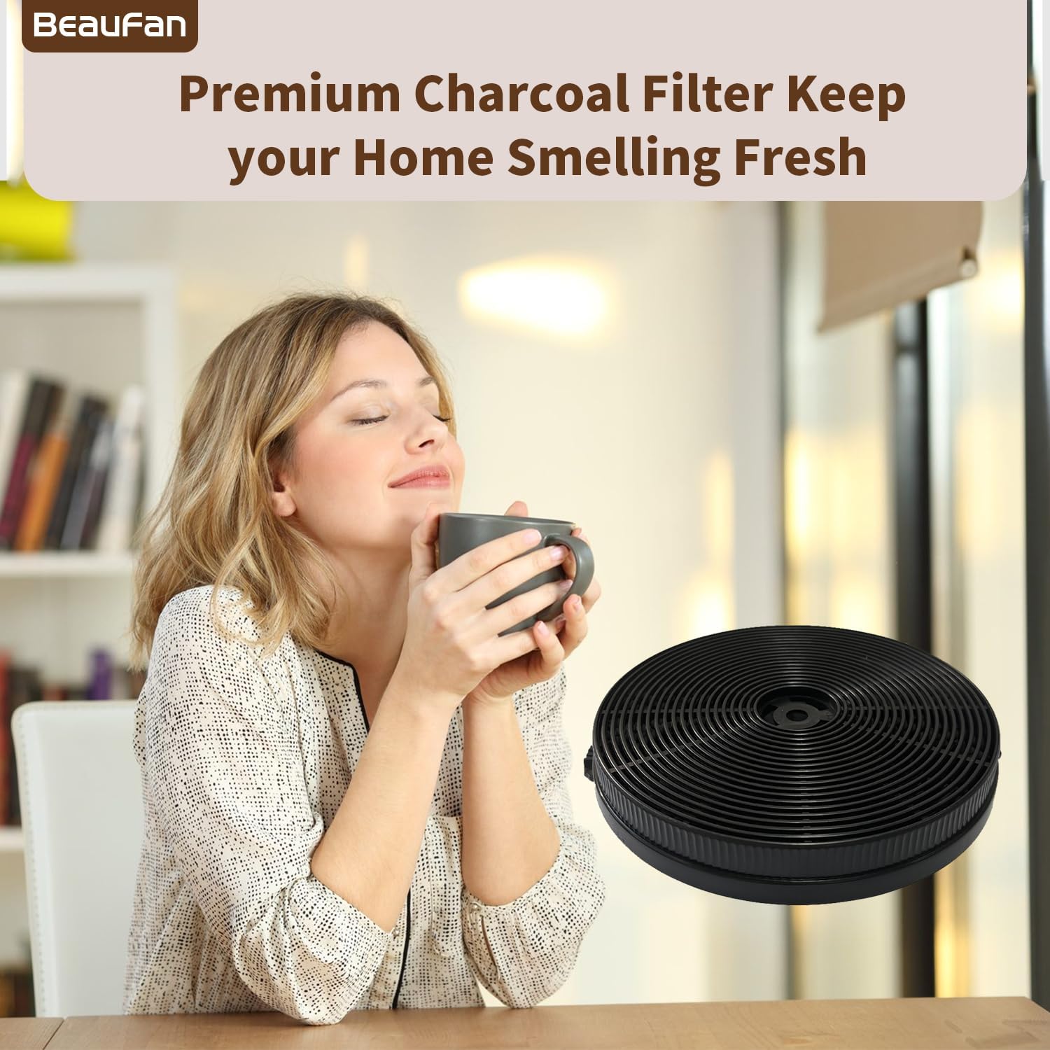 2 Pack CFK1-TM Charcoal Filter Replacement for Cosmo Range Hoods UMC30, UC30, UMC36, UC36, Also Replacement for Tieasy USGDCF-G, JOEAONZ YYCF02 & FIREGAS CC170 - Image 2