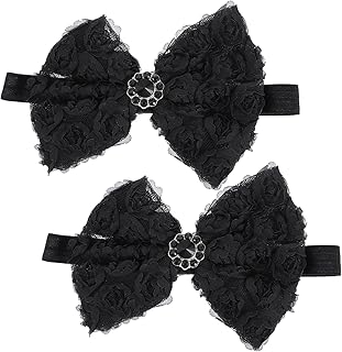 Amosfun 2 Pçs Arco Faixa De Cabelo Criança Laços De Cabelo Recém-Nascido Turbante Faixa Para Festa De Halloween Faixa Para Bebê Arco Faixa Para Recém-Nascido Halloween Faixa Para Bebê