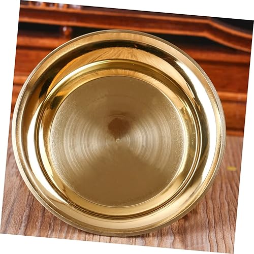 Miniatura 2 de ARTIBETTER Taza de gran decoración china, soporte de aceite, accesorio de vino, cuenco de adoración budista, decoración pagana, quemador de té,