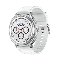 Samsung Galaxy Watch8 Classic (White, BT, 46mm) Smartwatch Galaxy AI, Design Resistente agli Urti, Ghiera Girevole, Processore 3nm, Monitoraggio Attività Fisica e Sonno, One UI 8 (Versione Italiana)