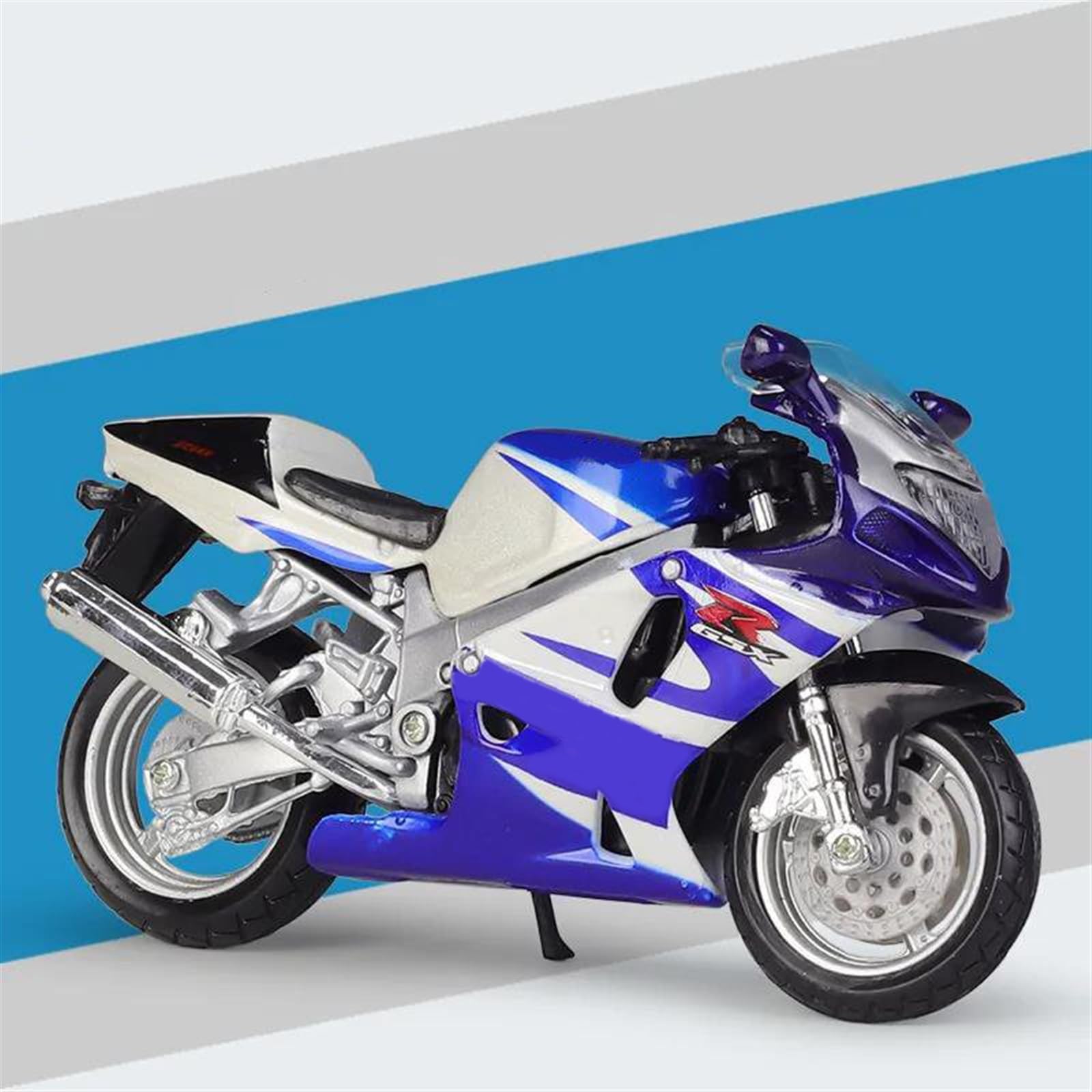 SEYXF Motorbike Toy 1:18 for Suzuki GSX-R750 Motorcycle Model Toy Collection(Blue NO Box)