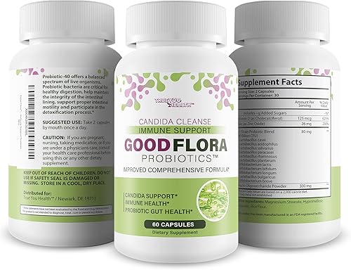 Miniatura 4 de Good Flora Probiotics Candida Cleanse Immune Support - Nuestro mejor suplemento probiótico Candida - Nuestro mejor desintoxicante de limpieza