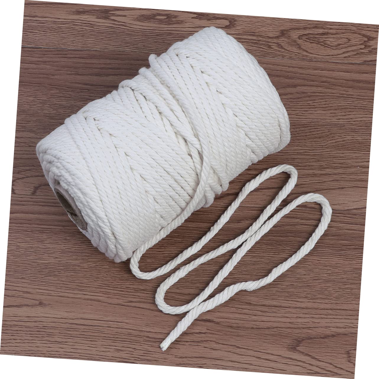Cuerda de Algodón Natural Beige para Manualidades y Macramé