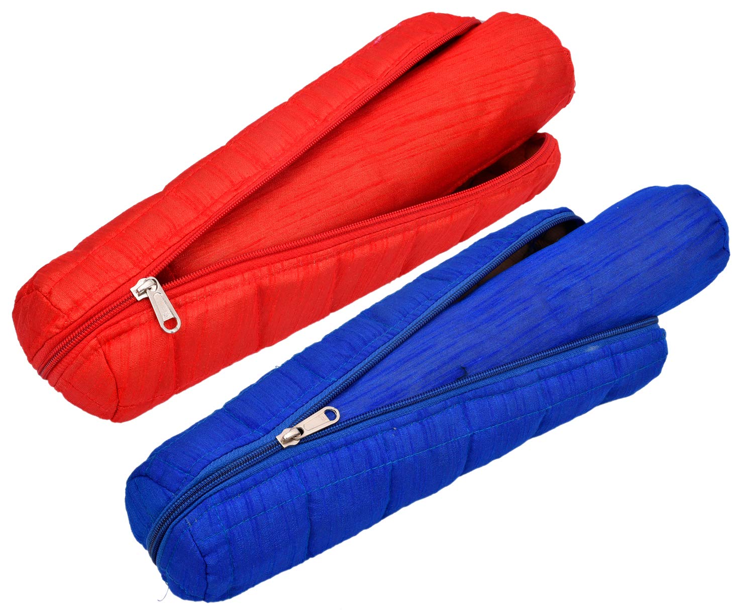 Kuber Industries 2 Pieces Watch Case,Bangle Box/Wrist Watch Holder/Watch Organizer/Bracelet Pouch Zip Top Watch Case With One Roll (Red & Blue)-KUBMART16107 (B08VJ8RGS2) Amazon Price History, Amazon Price Tracker