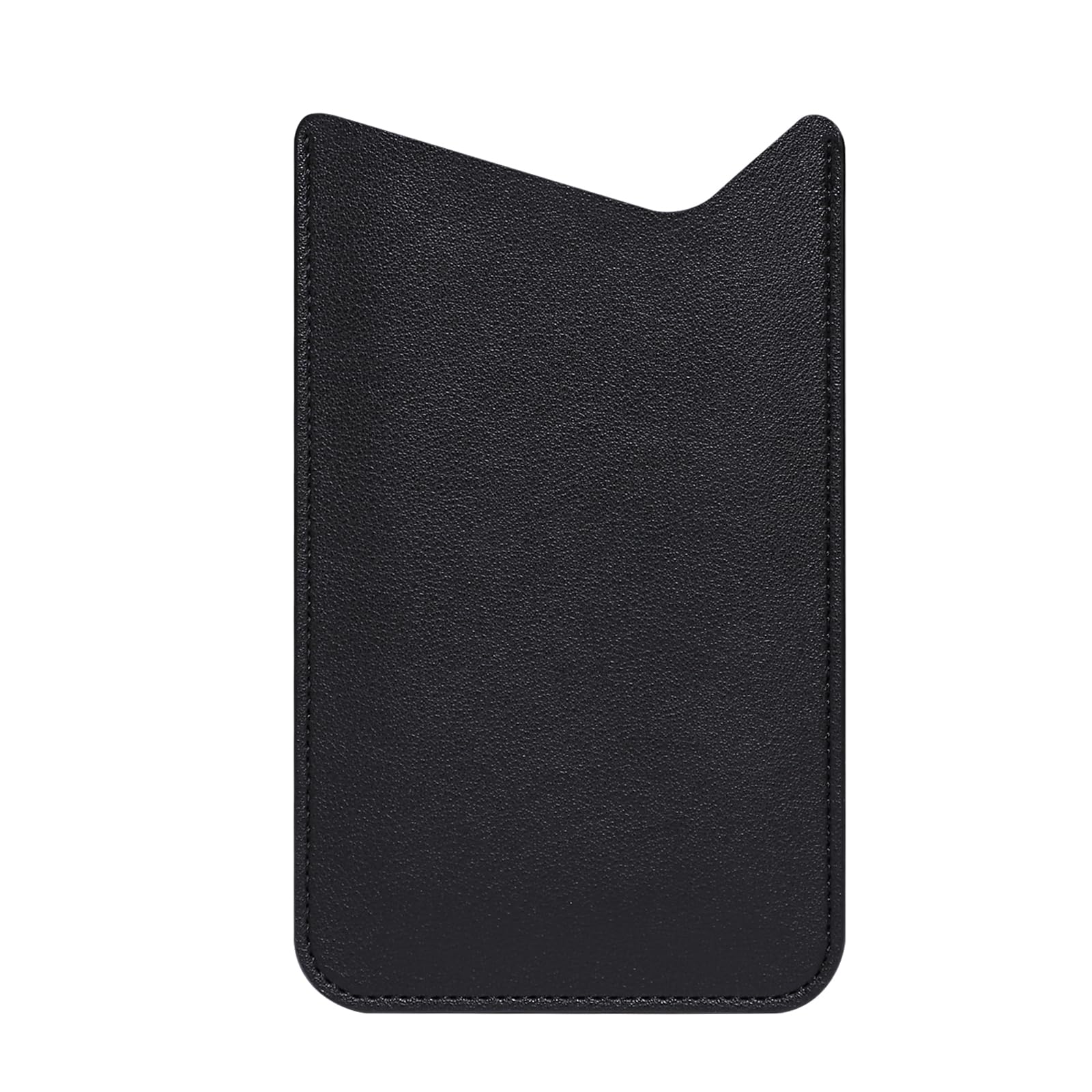 ZORSOME Leather Phone Sleeve Cell Phone Pouch for iPhone 11 Pro Max,XS Max,8 7 6 Plus,Leather Cellphone Sleeve Lightweight,Slim Black