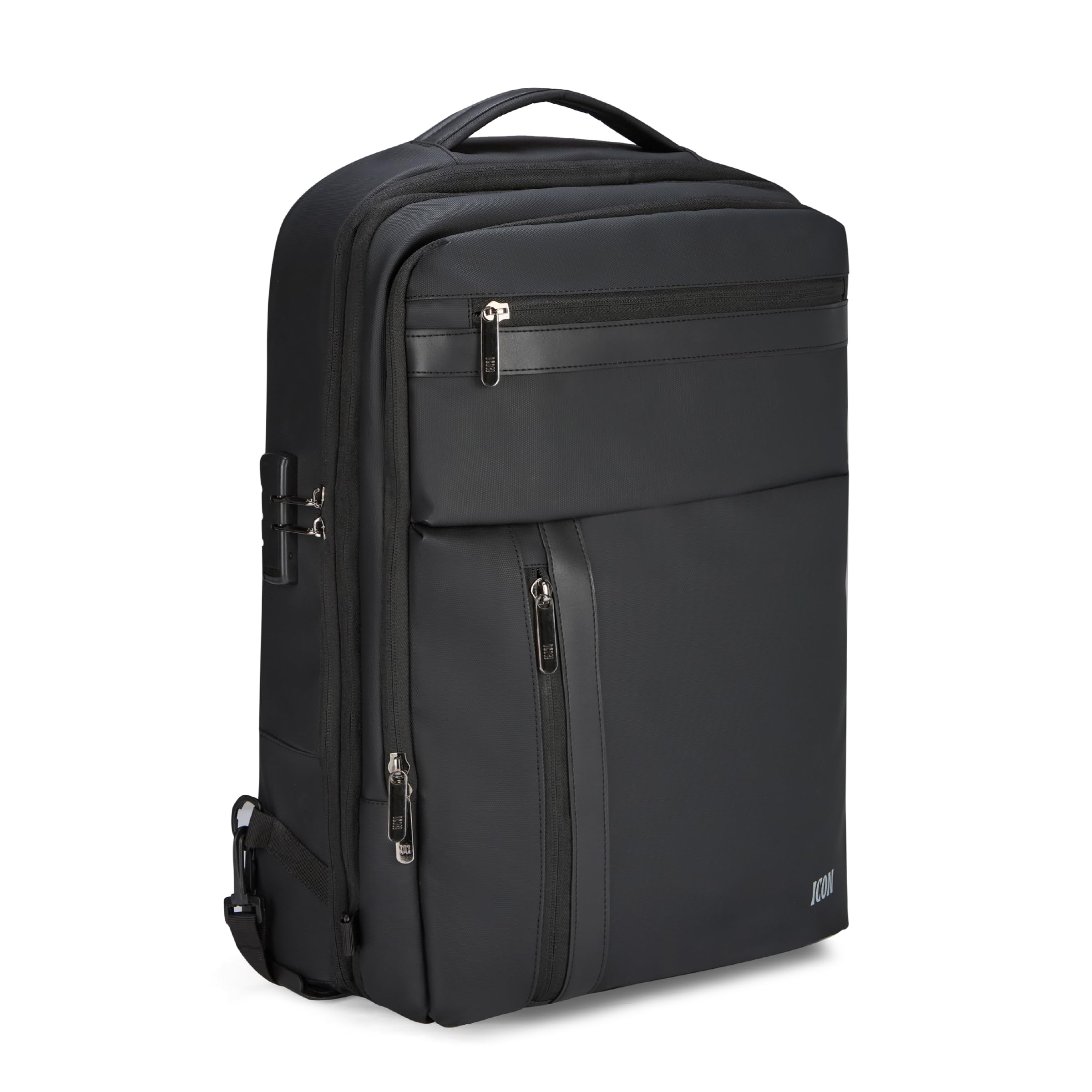 The Elevate Trolley Laptop Backpack 55L Large | Durable Oxford Fabric, Fits 15.6" Laptops, Expandable Backpack | Water-Resistant, Multipurpose Unisex Bag for Short Trips.-image-7