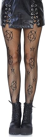 Leg Avenue Women's Dark Alternative Fishnet Tights