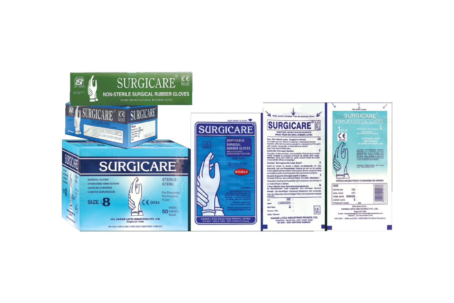 Dhamsons Healthcare Surgicare 6.0" Pre-Powdered Sterile Surgical Gloves (Box of 25 Pairs) (B07D2FLT2B) Amazon Price History, Amazon Price Tracker