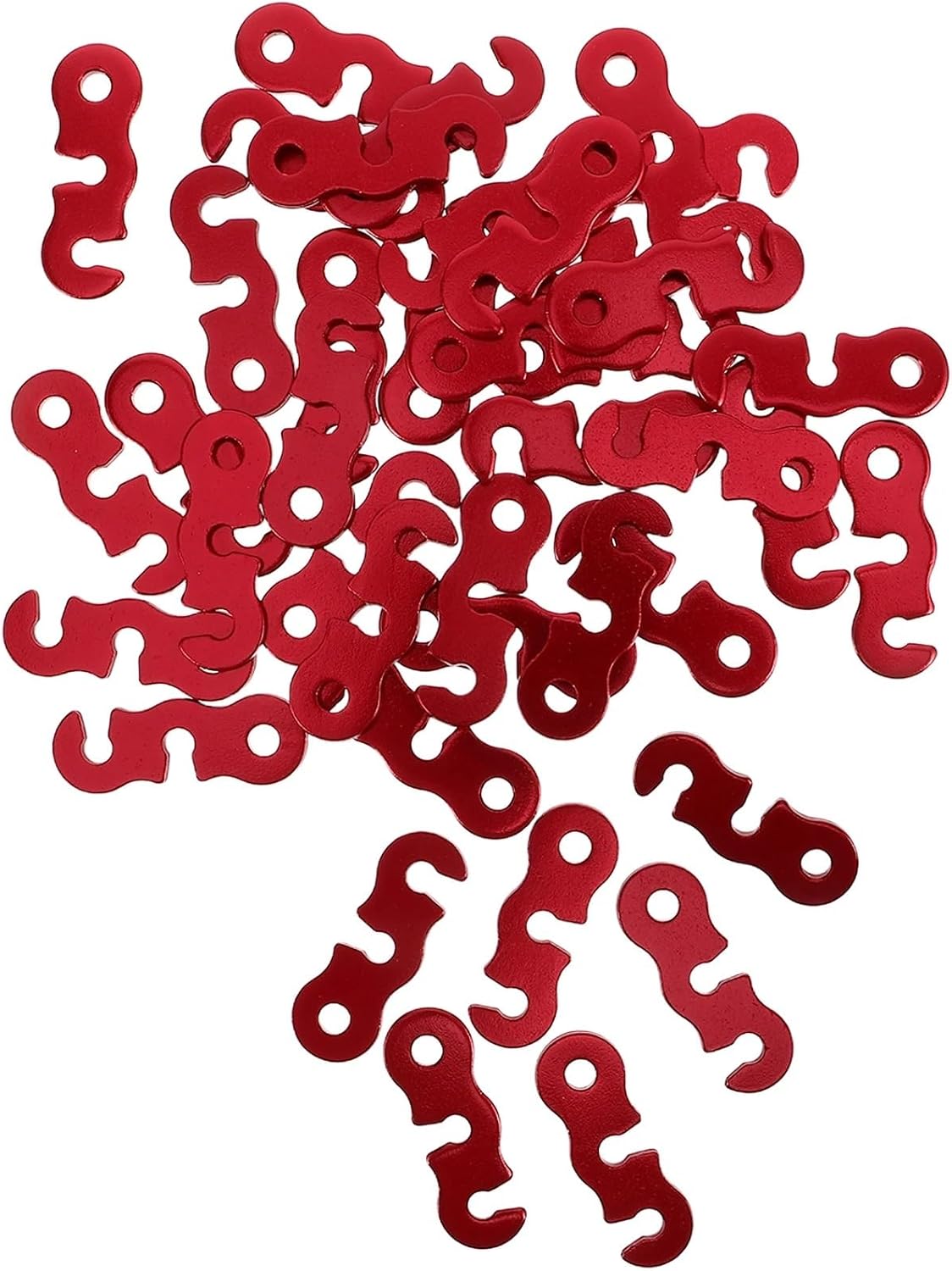 Paracord Accessories,Rope Tensioner 80Pcs Tent Wind Rope Buckle Guyline Adjuster Aluminum Alloy Canopy Cord Tighteners
