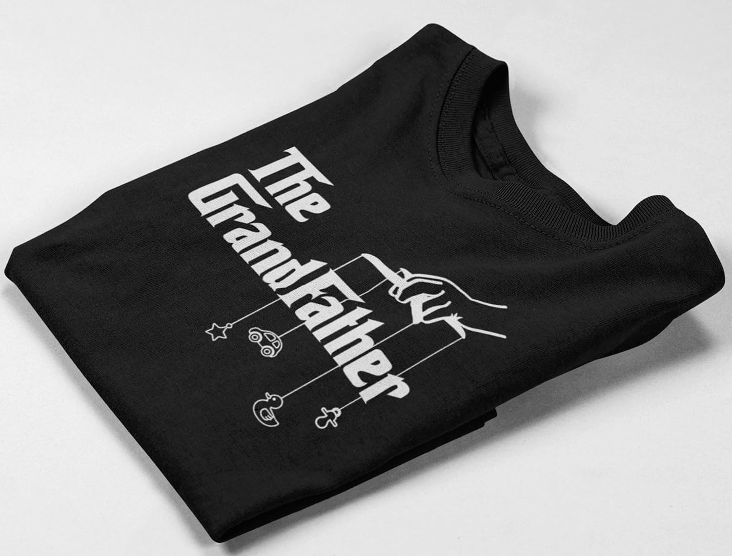 The Grandfather T-Shirt Funny Graphic Tee for Grandpa Father's Day Shirt image 3