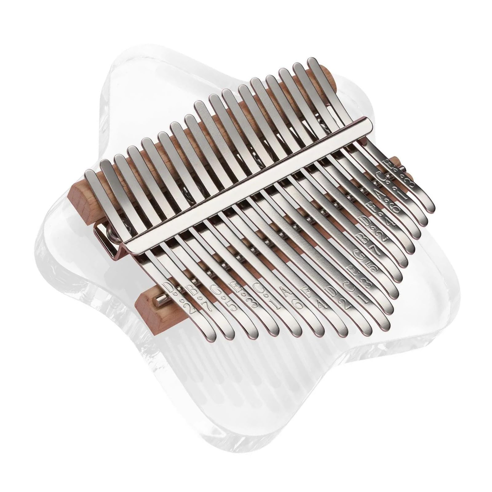 Kalimba Principiantes Kalimba Acrílica De 17 Teclas Para Principiantes Adultos