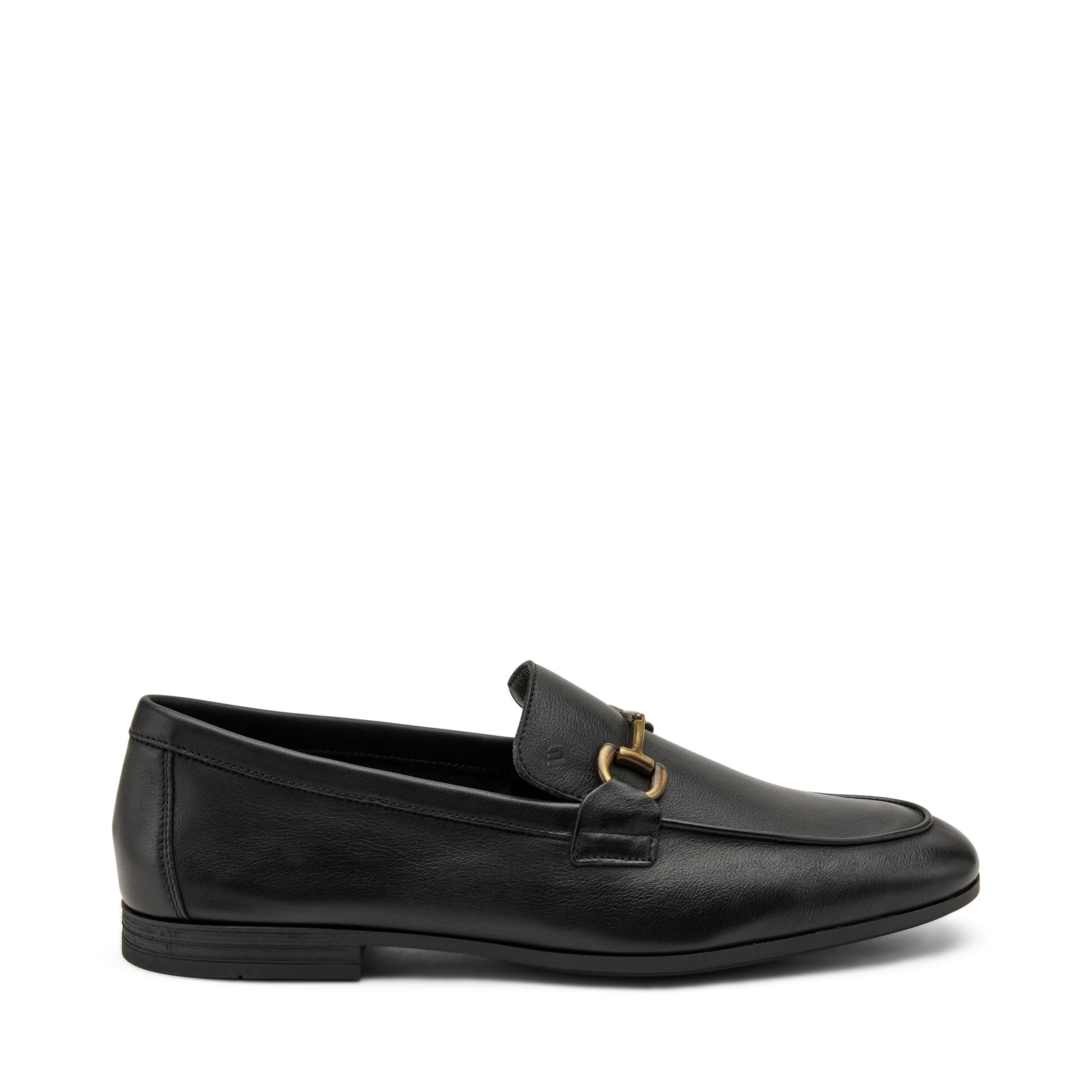 Mocasines de cuero de vaca negro unisex 34M6 de alta calidad 6