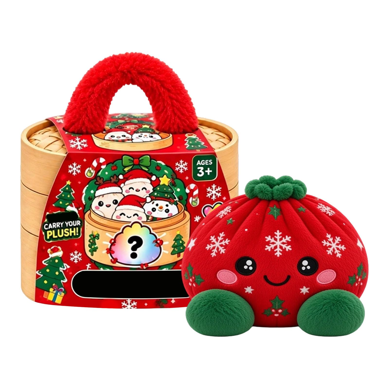 Dumpling Plush Pillow Anxiety Stress Relief for Adults 13cm