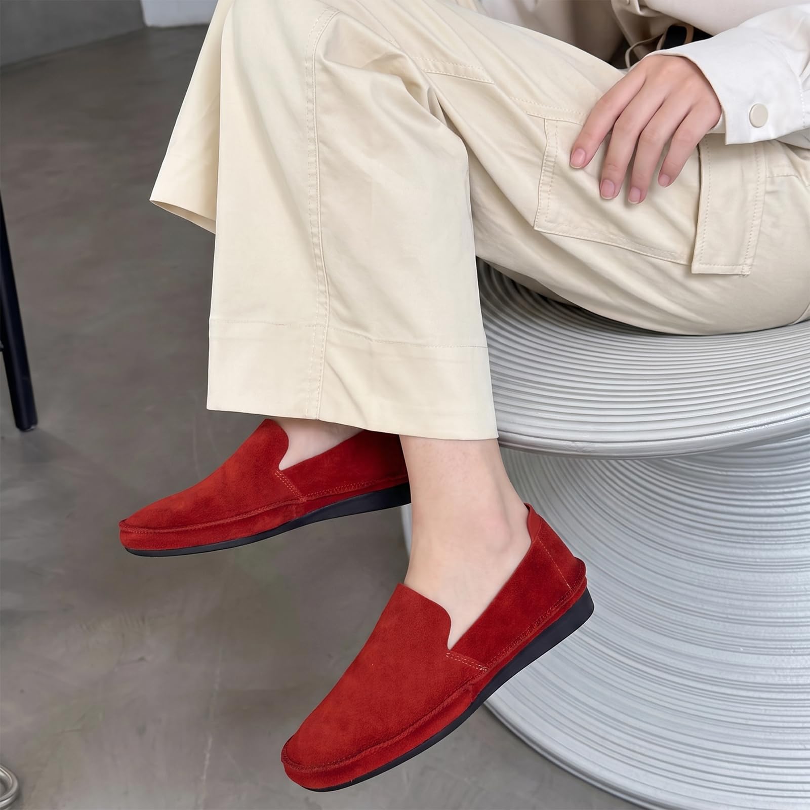 Mocasines Mujer Sin Cordones Zapatos De Viaje De Verano