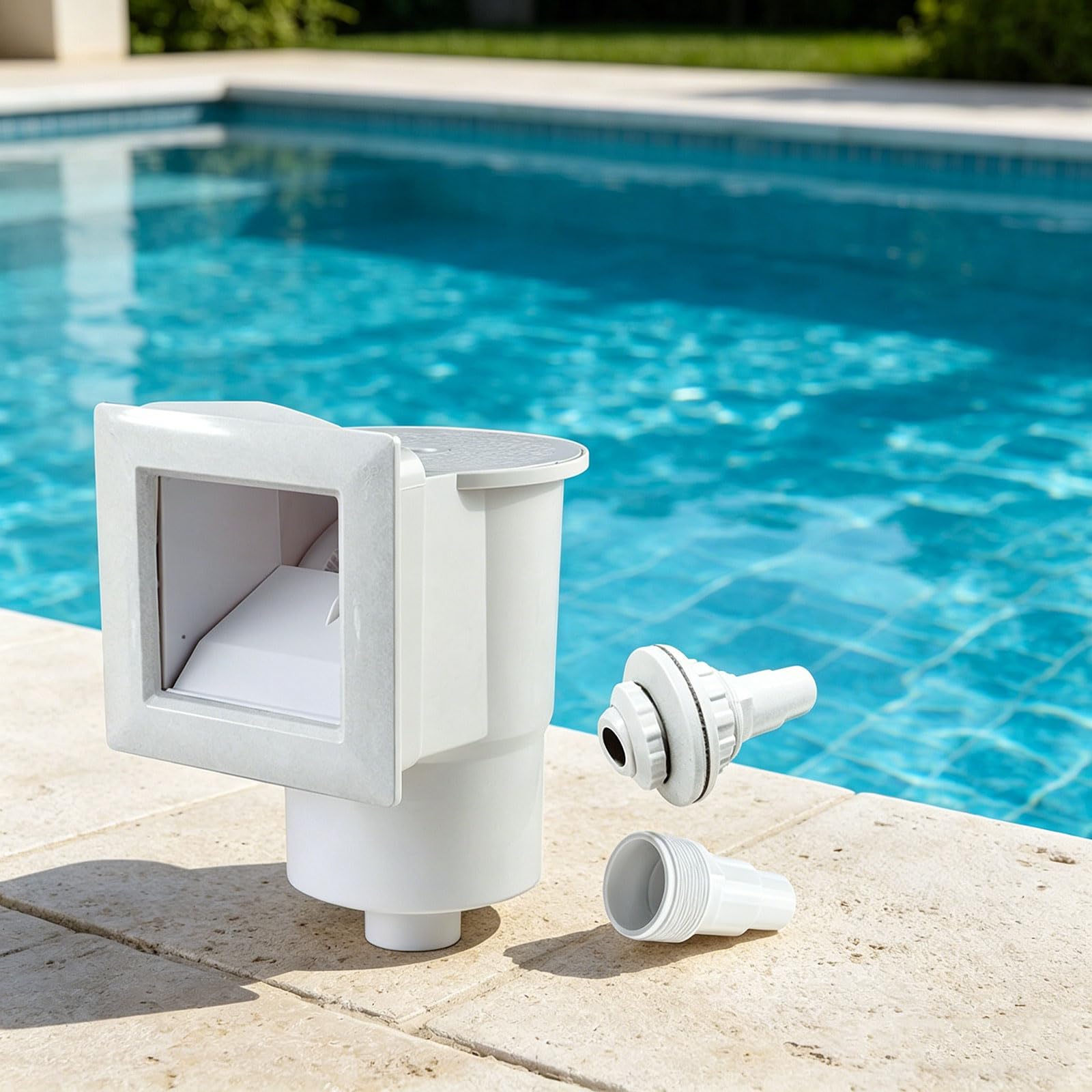 Funciones del Grupo de Skimmer de ABS con limpiadores de Piscinas manuales y robóticos Skimmer de Piscina para Hojas