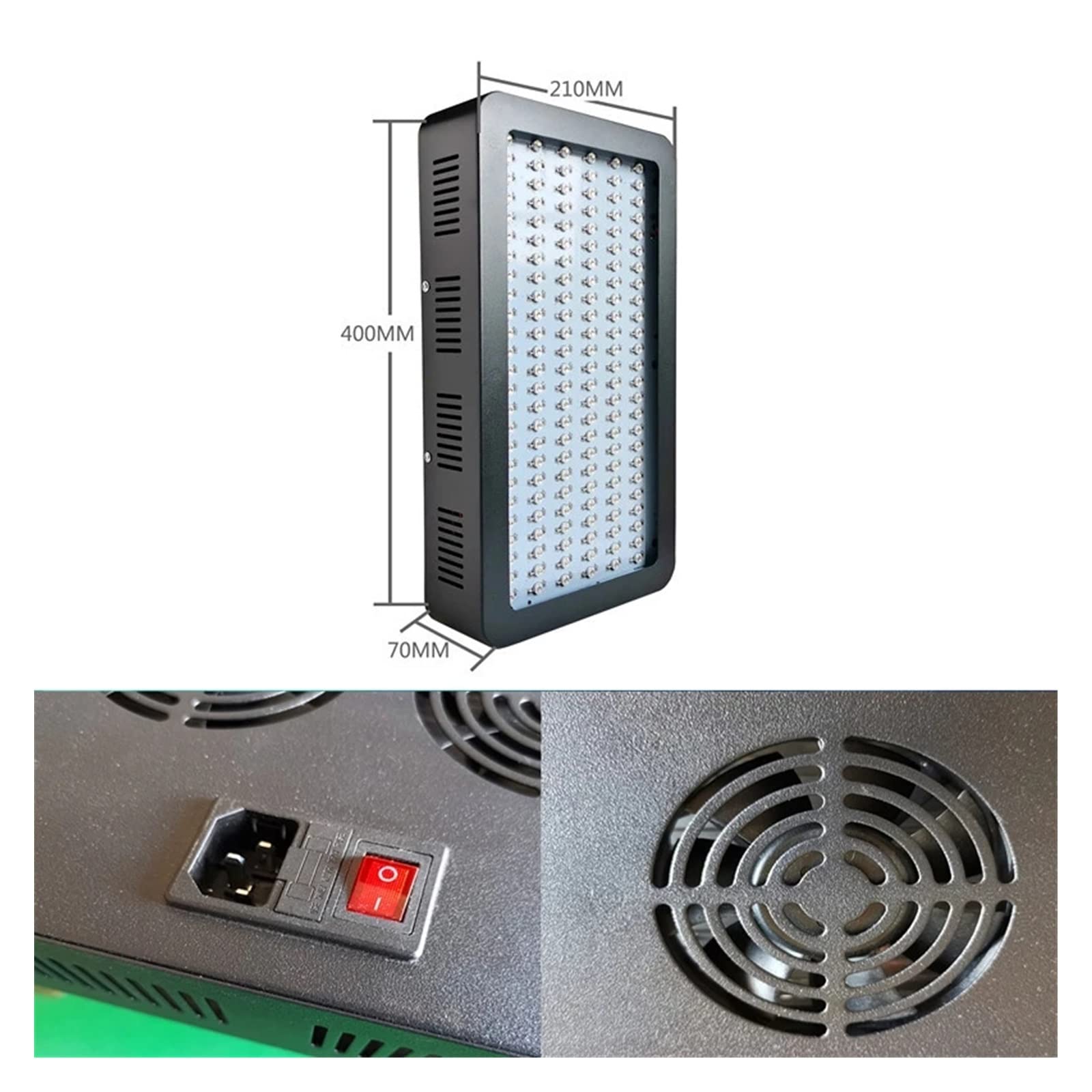 Lampa utwardzająca UV, 1500W 395nm 405nm długość fali ultrafioletowe LED lampa utwardzająca klej UV zielone światło olejowe do lakieru żelowego sitodruk 3D drukowanie(365nm)