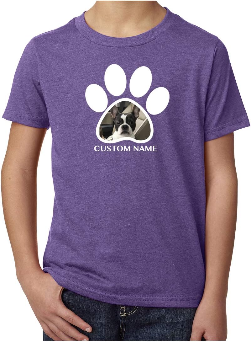 Custom Dog Tees, Add Your Dog to a T-Shirts, Kids Custom Dog Face T-Shirts