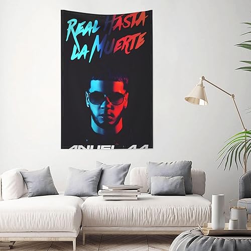 Miniatura 2 de Anuel Music - Tapiz para colgar en la pared, mantel suave, interesante para dormitorio, sala de estar, decoración de regalos, 60 x 40 pulgadas