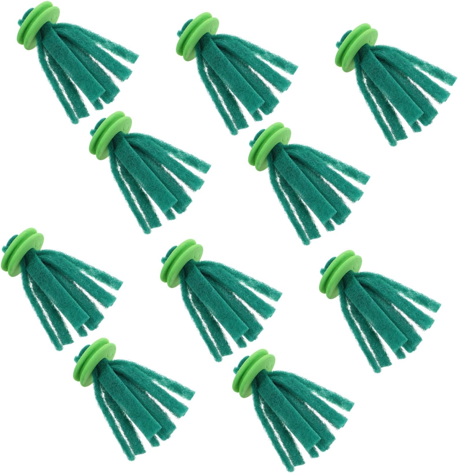 Kisangel 10pcs Floating Fish Egg Collection Tools Aquarium Spawning Mops Soft Yarn Breed Mop for Medaka and Killifish Breeding Tanks Egg Incubator Accessories