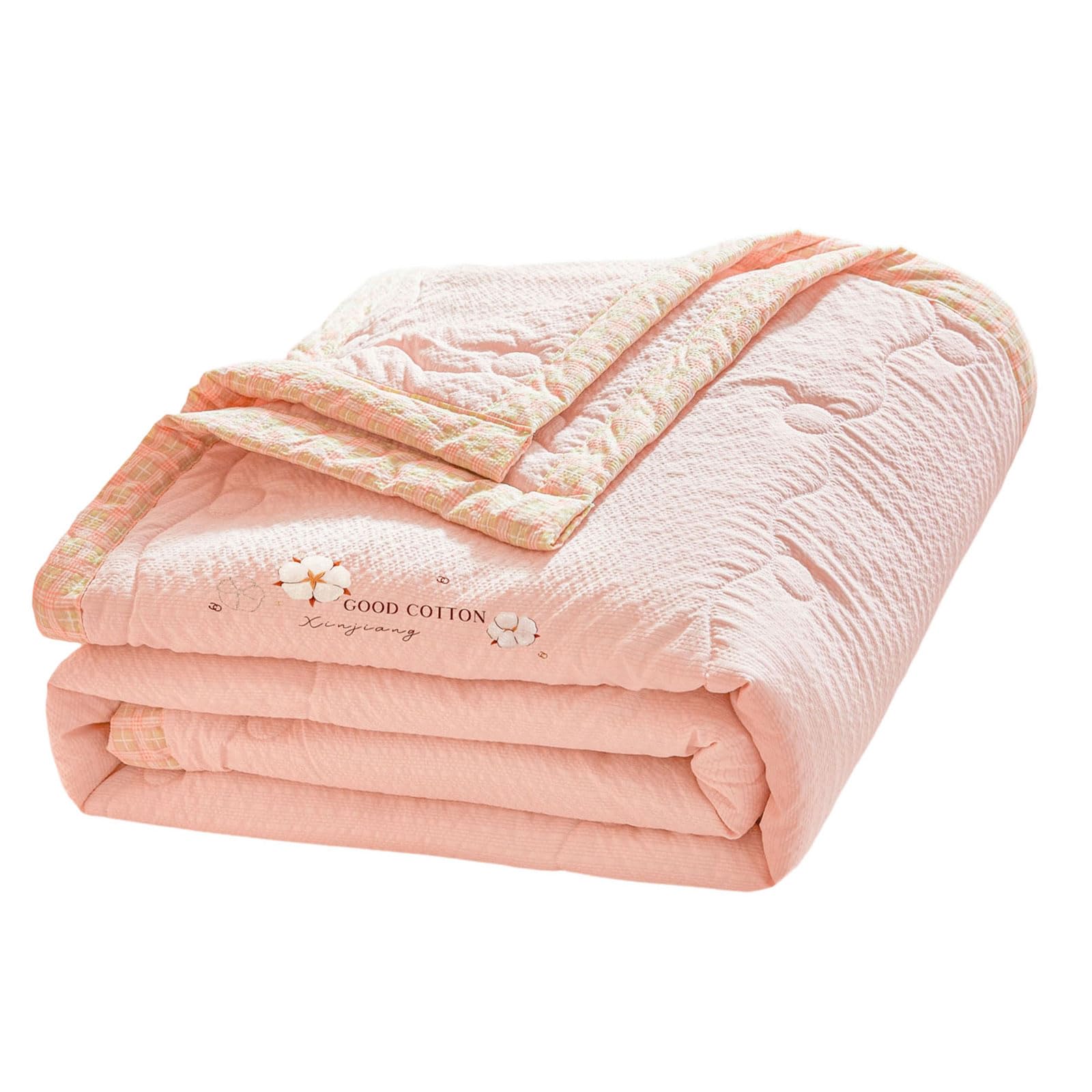 Buxuaaaa Blend Cooling Throw Blanket Lightweight Breathable Air Conditioning Comforter for Hot Sleepers and Sensitive Skin Lightweight Thin Comforter
