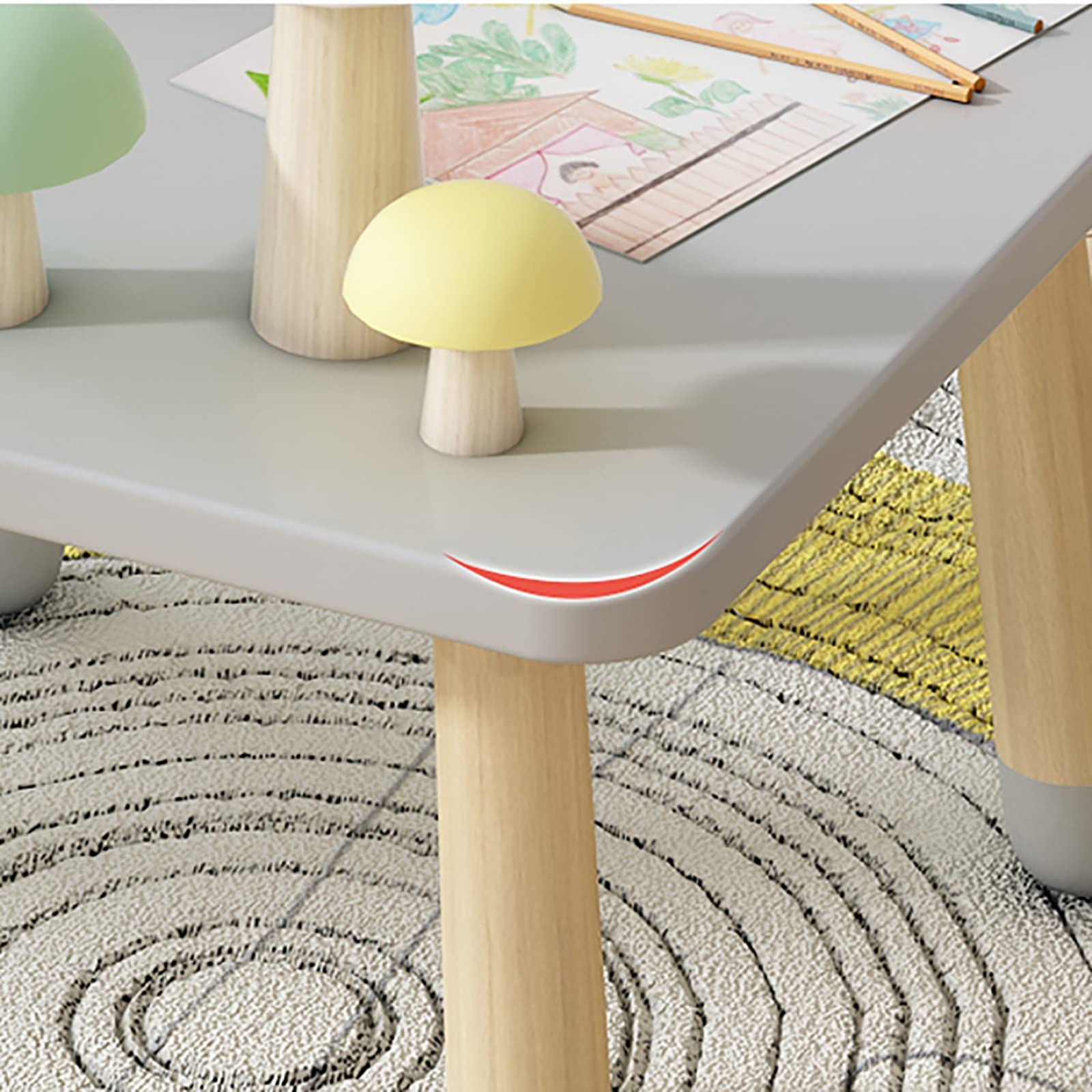 Amazon.co.jp: 子供用学習机、アメリカンドローテーブル、INSホーム