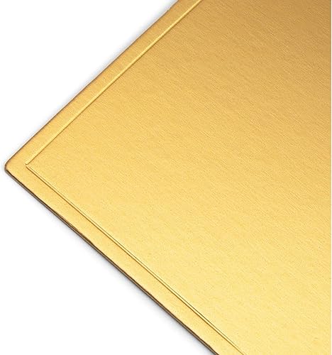 Miniatura 6 de Sparkle and Bash Mini tableros dorados para tartas – Acabado de lámina dorada para exhibición de postres – Base de cartón resistente – 3.5 x 3.5